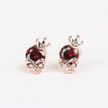 Red Gothic Earrings