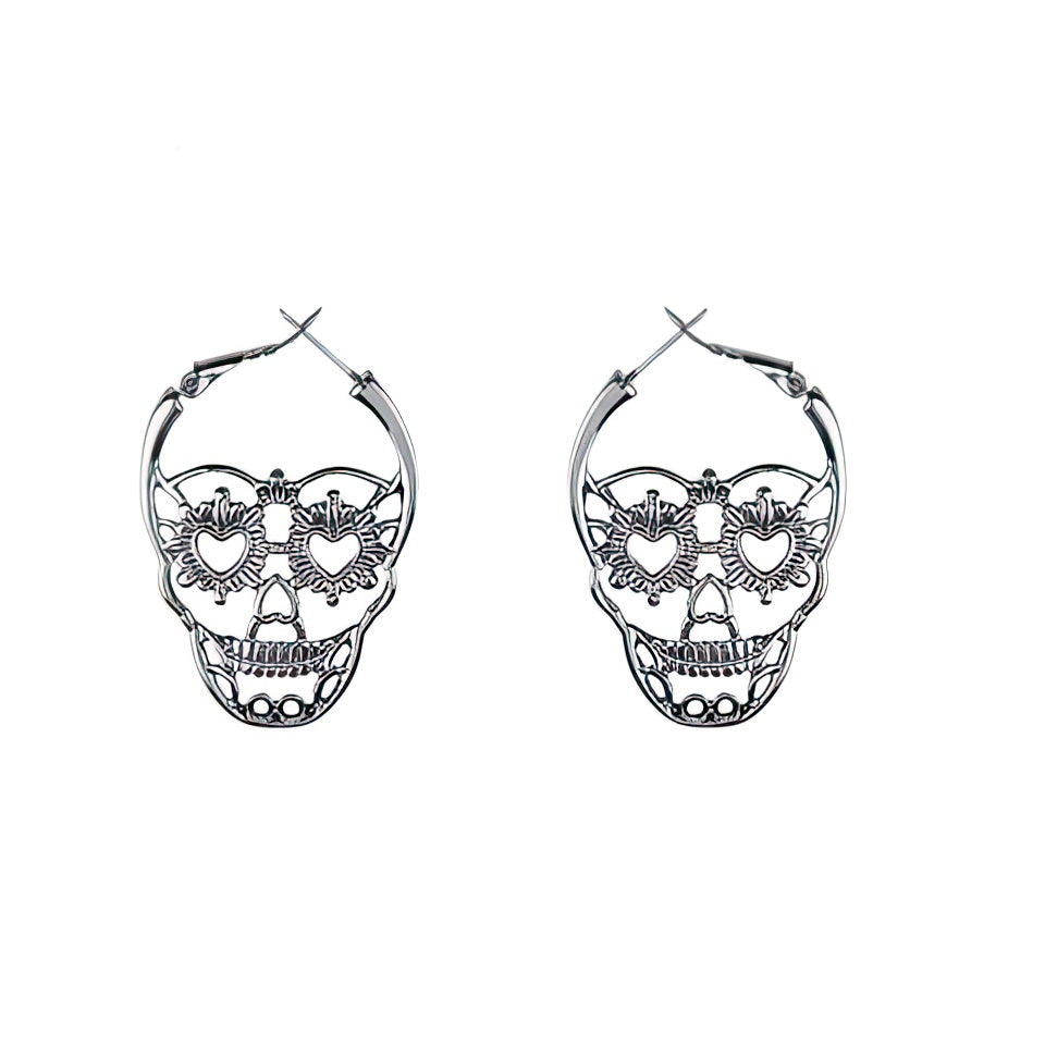 Skull Dangle Earrings