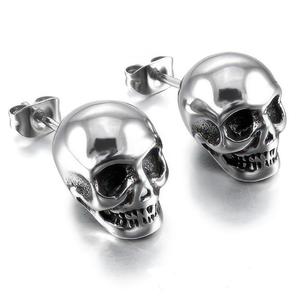 Skull Rhinestone Earrings