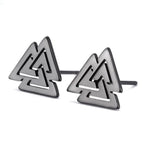 Silver Viking Earrings for Men