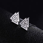 Silver Viking Earrings for Men
