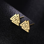 Golden Viking Earrings for Men