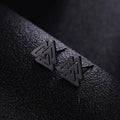 Black Viking Earrings for Men