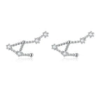 Boucles d'Oreilles 12 Constellations Signe du Zodiaque Femme balance