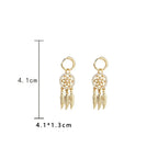 Boucles d'oreilles à pendentif attrape-rêve