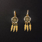 Boucles d'oreilles à pendentif attrape-rêve
