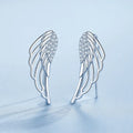 Boucles d'oreilles ailes d'ange femme