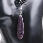 Amethyst Silver Earrings