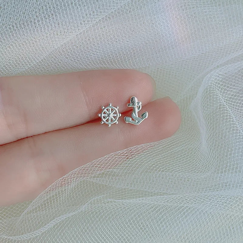 Boucles d'oreilles ancre