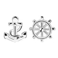Boucles d'oreilles ancre