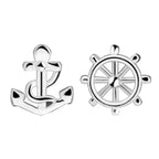 Boucles d'oreilles ancre
