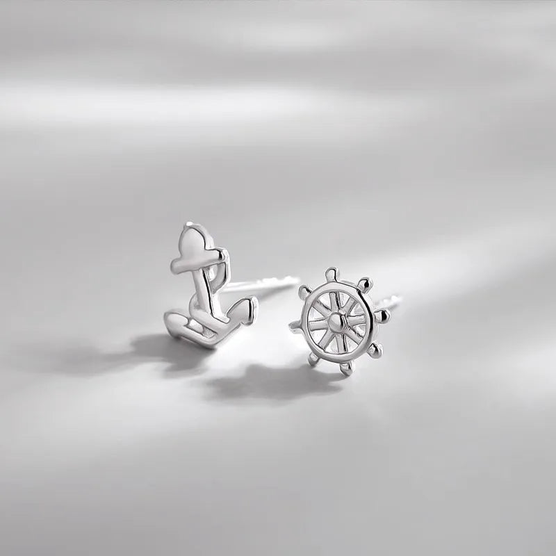 Boucles d'oreilles ancre