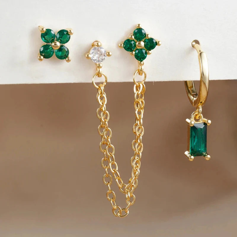 Earrings with Zircon Birthstone