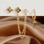 Earrings with Zircon Birthstone