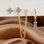Earrings with Zircon Birthstone