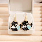 Boucles d'Oreilles Chat Mignon