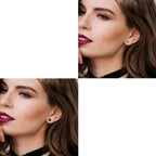 Women's Yin Yang Wooden Stud Earrings