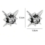 Star Stud Earrings for Men