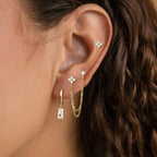 Crystal Star Stud Earrings