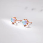 Moonstone Stud Earrings for Women