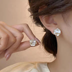 Camellia Flower Stud Earrings