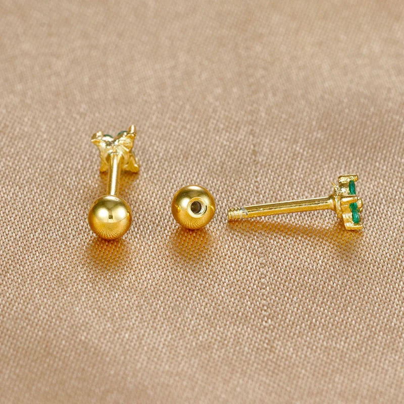 Birthstone Stud Earrings