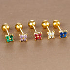 Birthstone Stud Earrings