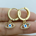 Earrings Against the Evil Eye Blue Greek Turkish Matiasma Mataki