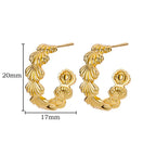 Boucles d'oreilles coquillage pour femme
