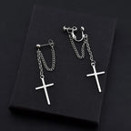 Boucles D'Oreilles Croix Rock