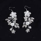 Silver Wedding Earrings