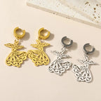 Boucles d'oreilles pendantes pour femme Ramadan arabe