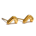 Boucles d'oreilles personnalisées avec initiale j