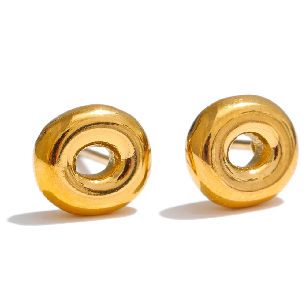 Boucles d'oreilles personnalisées avec initiale o