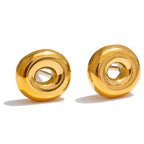 Boucles d'oreilles personnalisées avec initiale o