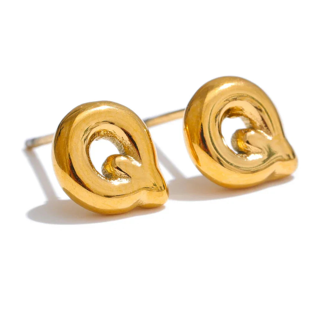 Boucles d'oreilles personnalisées avec initiale q