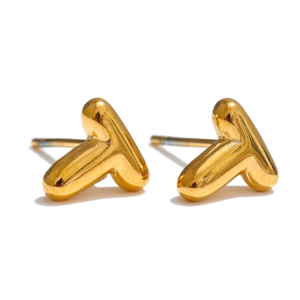 Boucles d'oreilles personnalisées avec initiale t