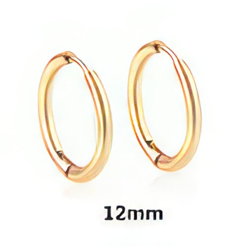 Boucles d'oreilles dorées corail rouge