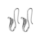 Egypt Cobra Silver Earrings