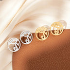 Egypt Earrings Eye of Oudjat gold silver