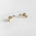 Star Piercing Earrings Gold