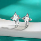 Shooting Star Embrace Moissanite Earrings 