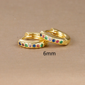 Boucles d'oreilles femme arc-en-ciel