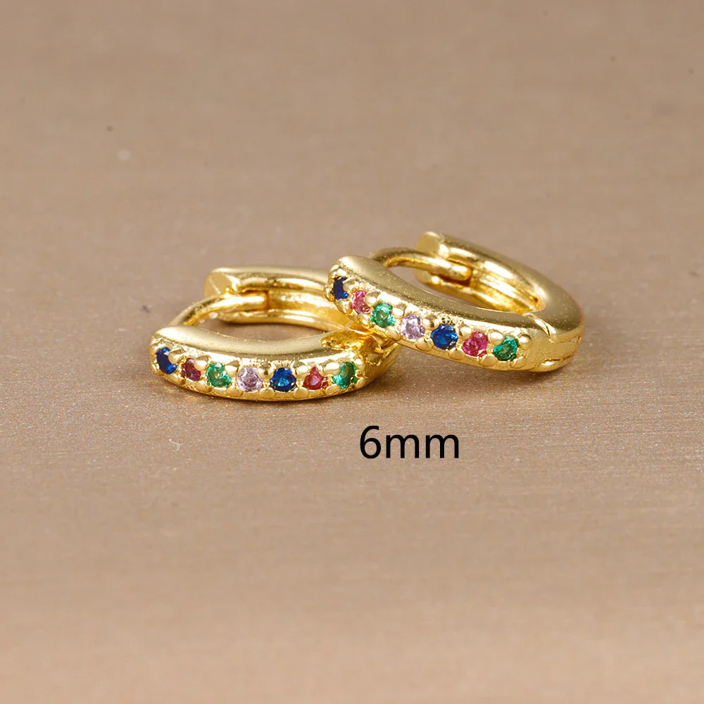 Boucles d'oreilles femme arc-en-ciel