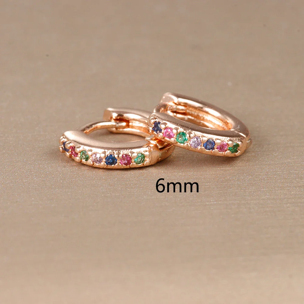 Boucles d'oreilles femme arc-en-ciel