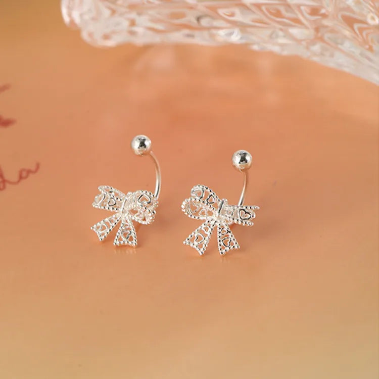 Boucles d'oreilles femme noeud papillon