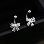 Boucles d'oreilles femme noeud papillon