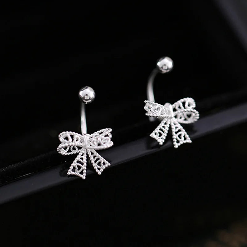 Boucles d'oreilles femme noeud papillon