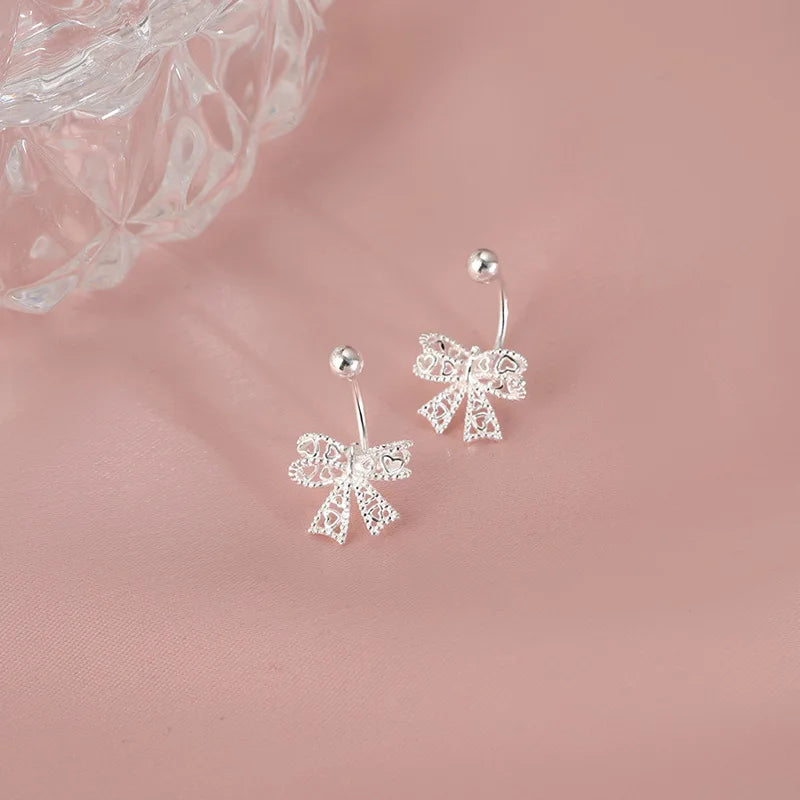 Boucles d'oreilles femme noeud papillon
