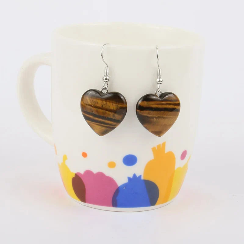 Women's Tiger Eye Dangle Earrings